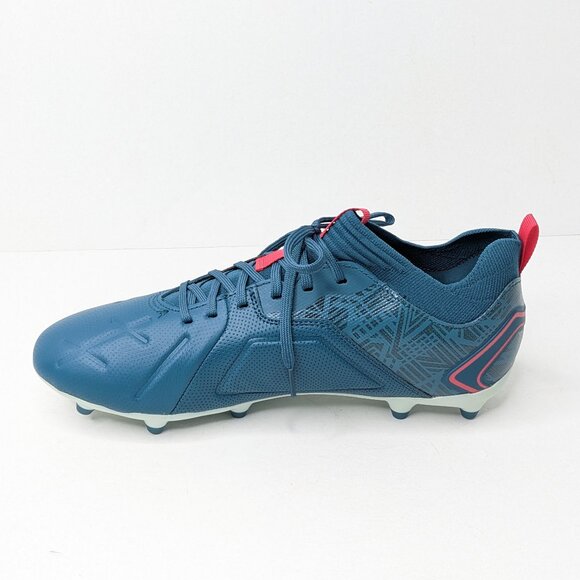 Umbro Tocco II Premier FG Soccer Cleats, Blue Coral, Men\'s 9.5